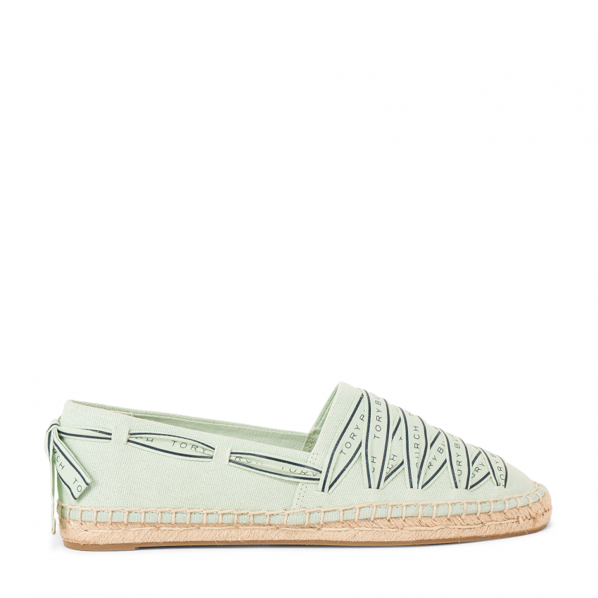 Tory Burch Ribbon espadrilles for Women - Green in Bahrain | Level Shoes
