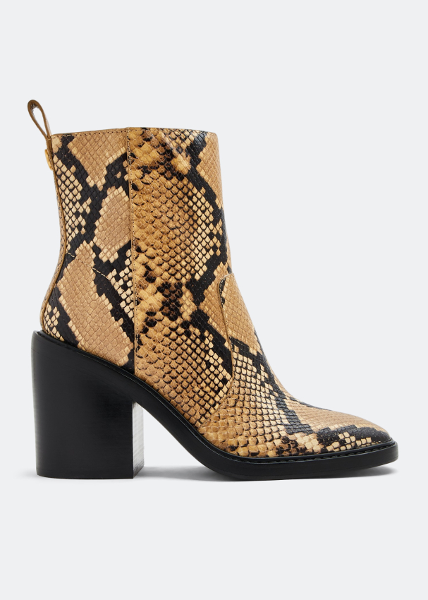 Tory Burch Leather booties for Women - Animal print in Bahrain | Level Shoes