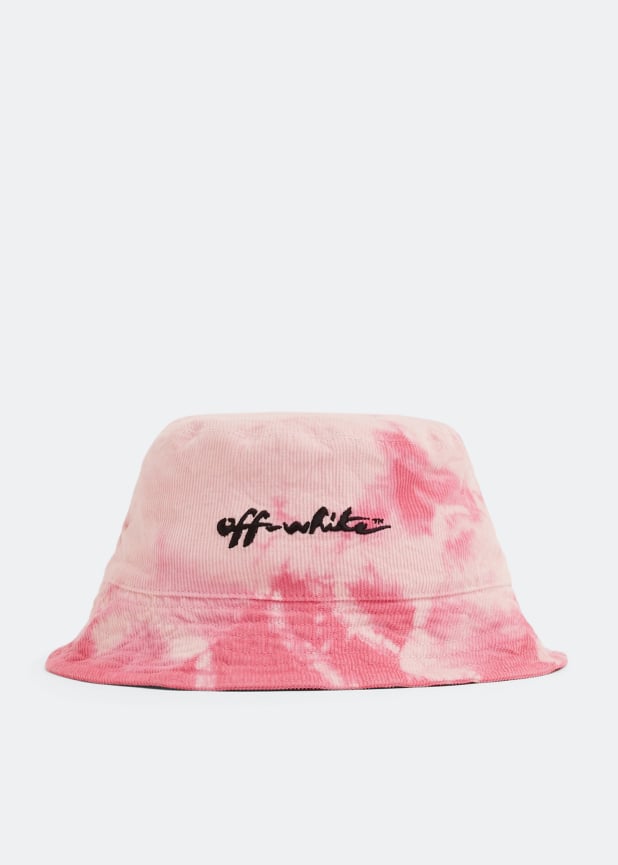 Tie-dye print bucket hat